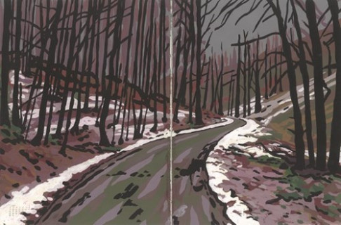 Sorogain - Gouache en papel 26,5x40 cm
