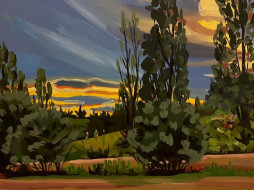 Valle de Egües 10 - Óleo sobre tabla. 35x27 cm