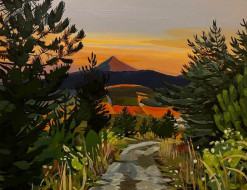 Valle de Egües 5 - Óleo sobre tabla. 35x27 cm