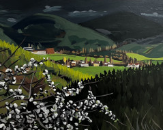 Valle de Egües 7 - Óleo sobre tabla. 35x27 cm. 250€