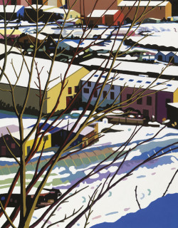 Casa Goñi - Óleo sobre lienzo. 146-114 cm