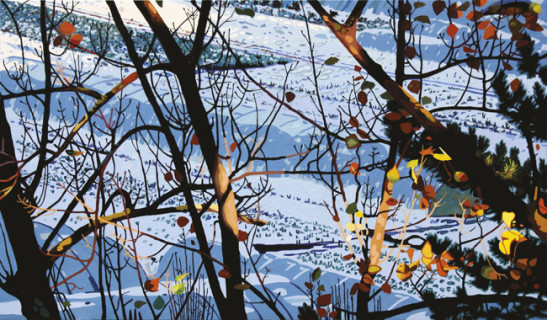 Invernaderos - Óleo sobre lienzo. 114-195 cm