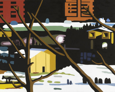 La casa Gerarda - Óleo sobre lienzo. 130-162 cm