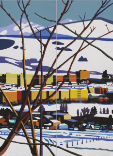 Montes de la cuenca - 200 x 146 cm