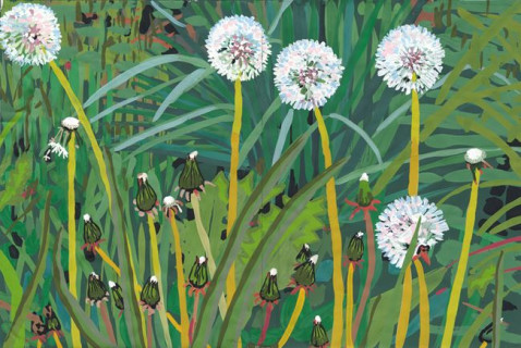 DIENTE DE LEON - Gouache sobre papel. 27X20