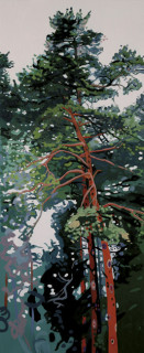 Albar - Óleo sobre lienzo. 130 x 54 cm