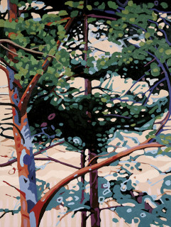 Bosque - Óleo sobre lienzo. 73 x 55 cm