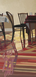 Comedor II - Óleo sobre lienzo. 114 x 54 cm