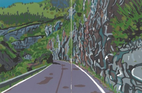 Cardos - Gouache en papel 26,5x40 cm