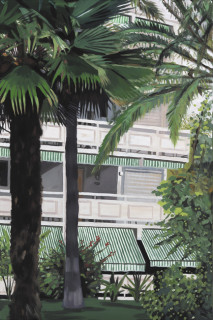 La plaza - Óleo sobre lienzo. 81 x 54 cm