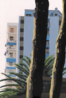 La torre - Óleo sobre lienzo. 81 x 54 cm