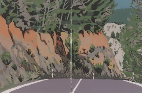 Pantano - Gouache en papel 26,5x40 cm