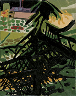 Pinaster - Óleo sobre lienzo. 24 x 19 cm