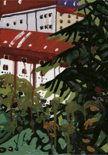 Rochapea - Óleo sobre lienzo. 27 x 19 cm