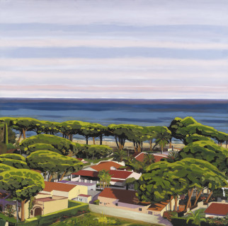 Vilafortuny - Óleo sobre tabla. 91,5 x 91,5 cm