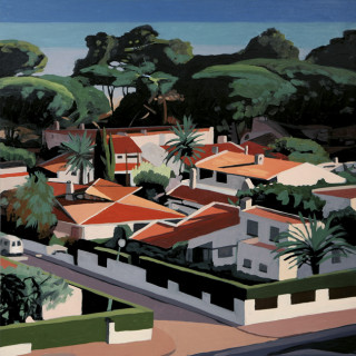 Vilafortuny II - Óleo sobre lienzo. 81 x 81 cm