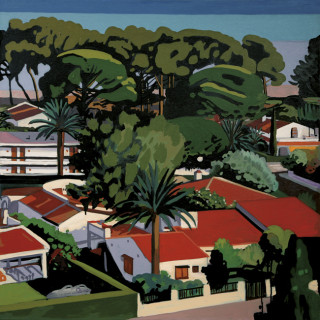 Vilafortuny III - Óleo sobre lienzo. 81 x 81 cm