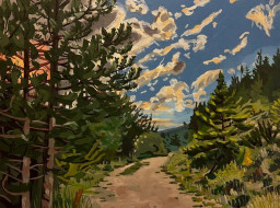 Valle de Egües 1 - Óleo sobre tabla. 35x27 cm