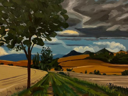 Valle de Egües 9 - Óleo sobre tabla. 35x27 cm. 250€